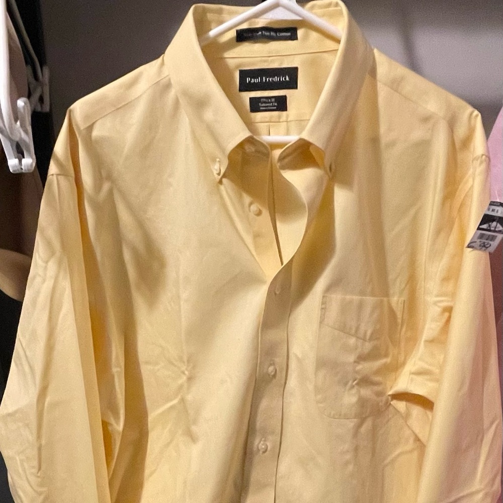 Paul Fredrick Non-Iron Two Ply Cotton Dress Shirt